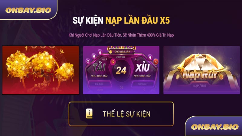 Khám phá sự kiện khuyến mãi tại OKBAY
